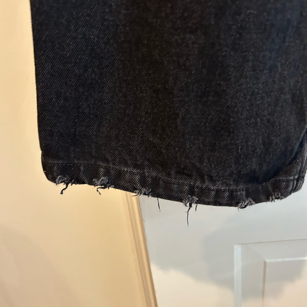Cole Henry Baggy Relaxed Fit Jeans With Distressed Pockets And Hem. View 5